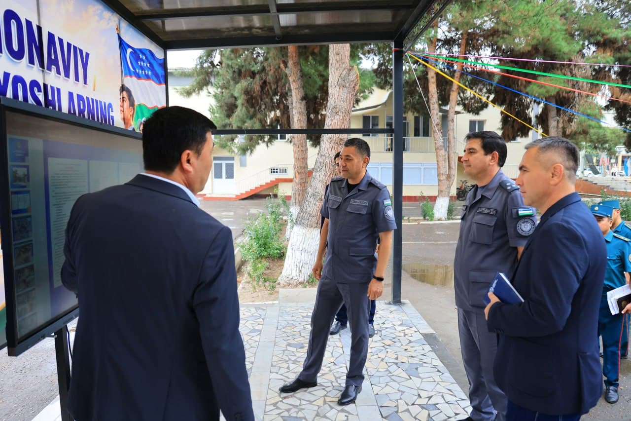 Namangandagi IIV obyektlarida amalga oshirilayotgan ishlar va yaratilgan shart-sharoitlar oʻrganildi