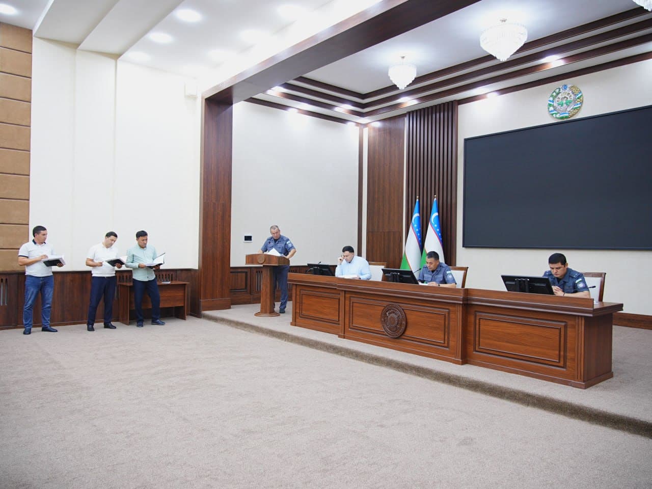 Crime detection, identification of wanted persons, and improvement of investigation quality were discussed at the DIA of Namangan region
