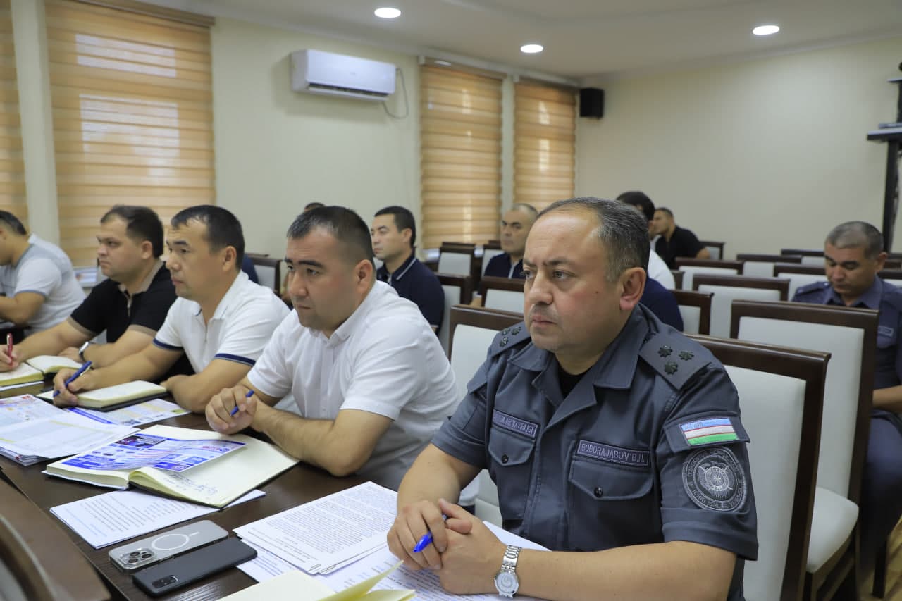 Discussion of issues related to improving the criminogenic situation in Surkhandarya