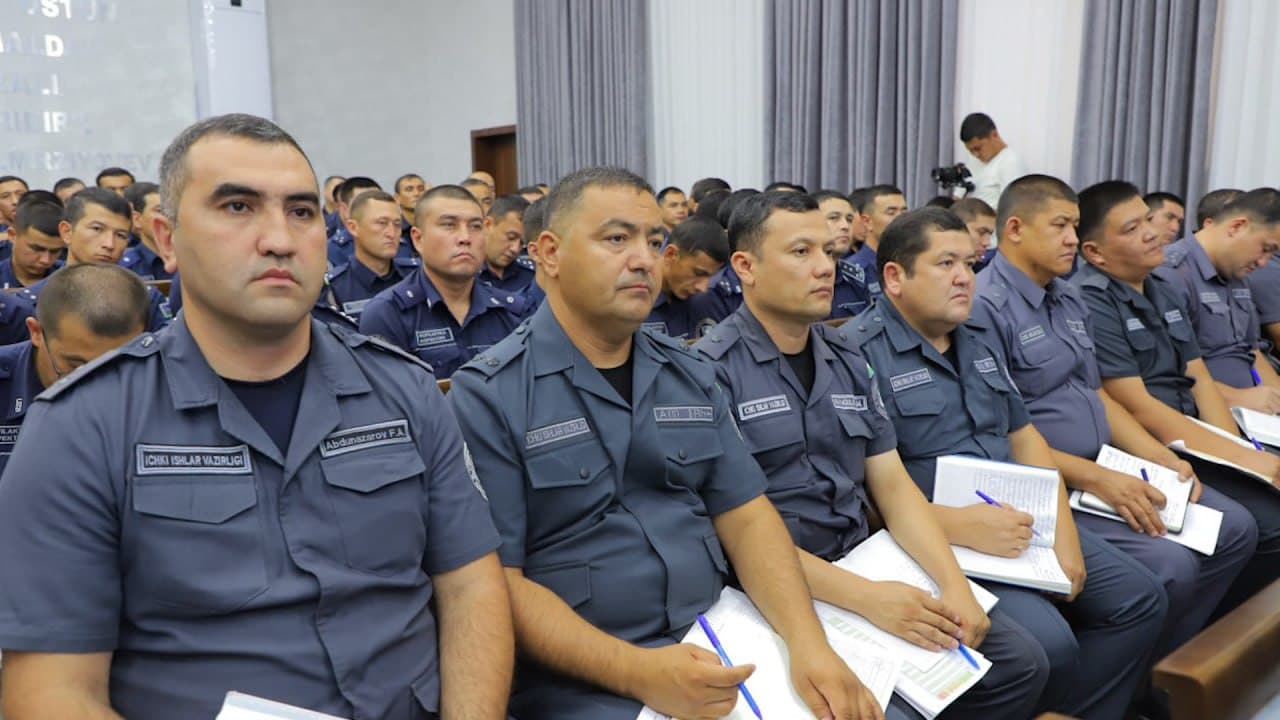 Сирдарёда профилактика инспекторлари фаолияти таҳлил қилиниб, устувор вазифалар белгиланди