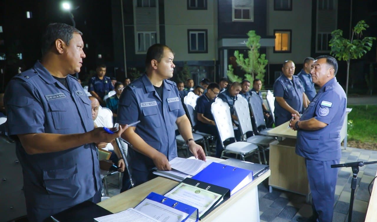 Specific tasks were set to ensure a safe environment in the mahallas of Kashkadarya region