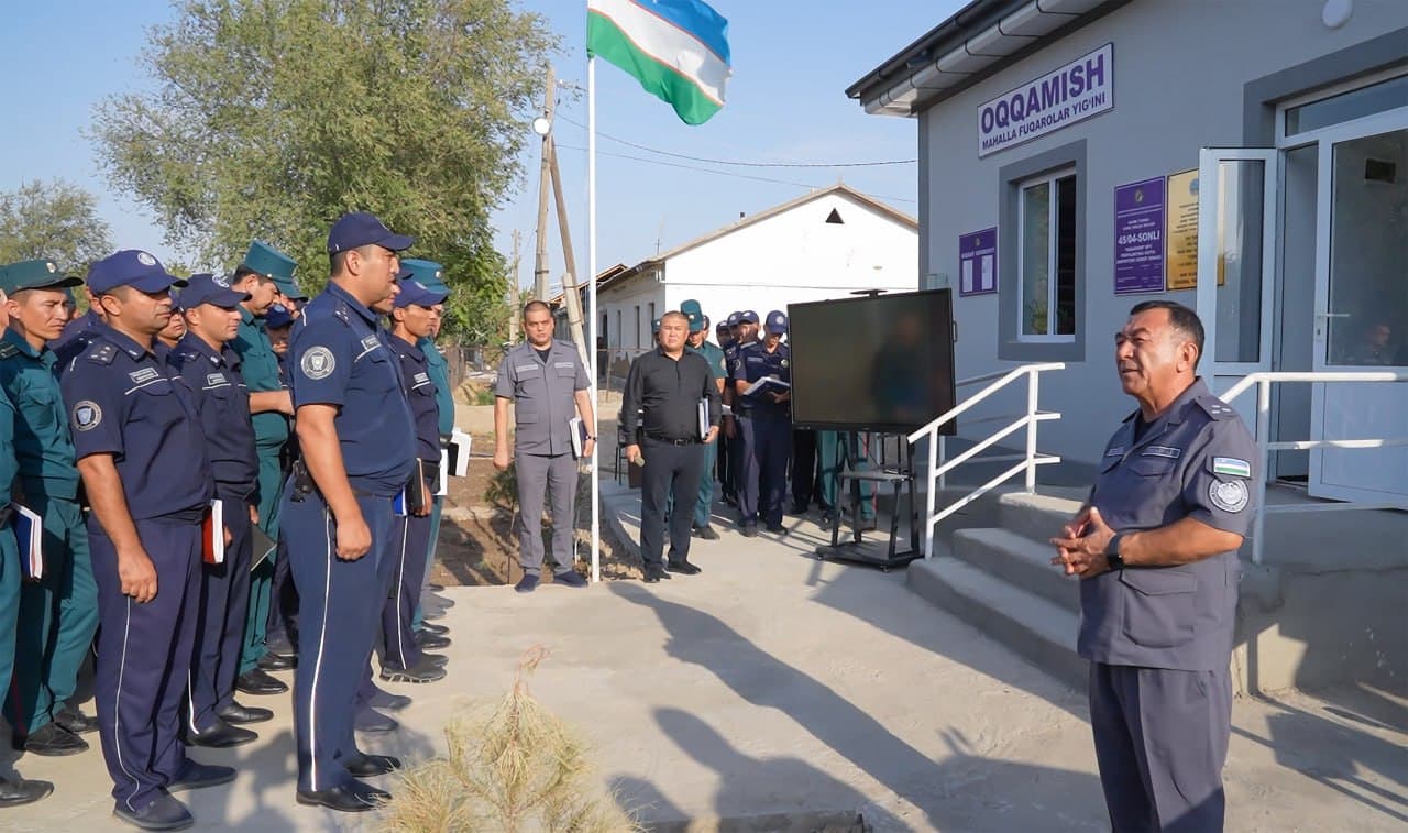Specific tasks were set to ensure a safe environment in the mahallas of Kashkadarya region