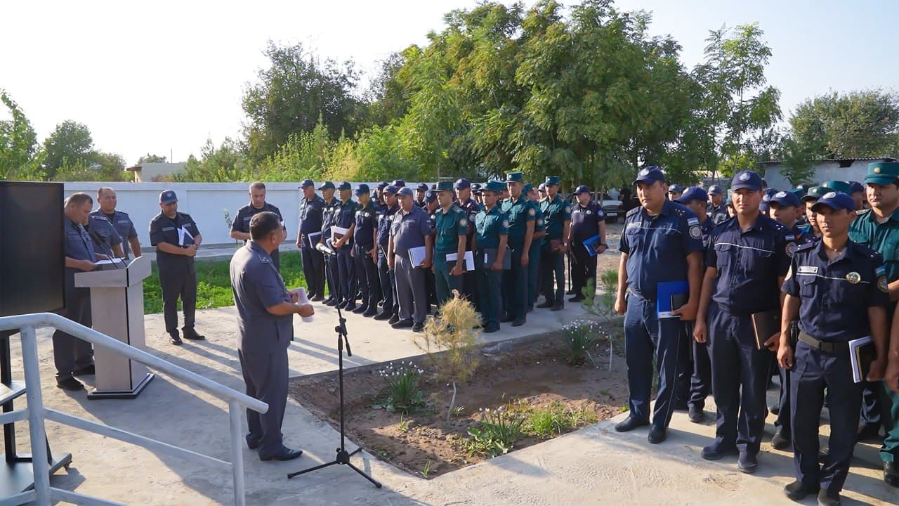 Specific tasks were set to ensure a safe environment in the mahallas of Kashkadarya region