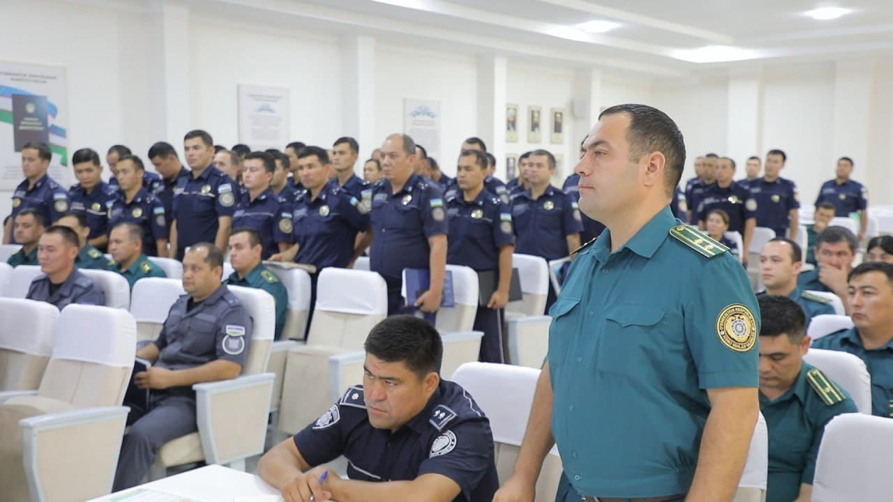 IIV rahbariyati tomonidan Mirobod tumanida xavfsizlik va osoyishtalikni taʼminlash borasida yangi vazifalar belgilandi