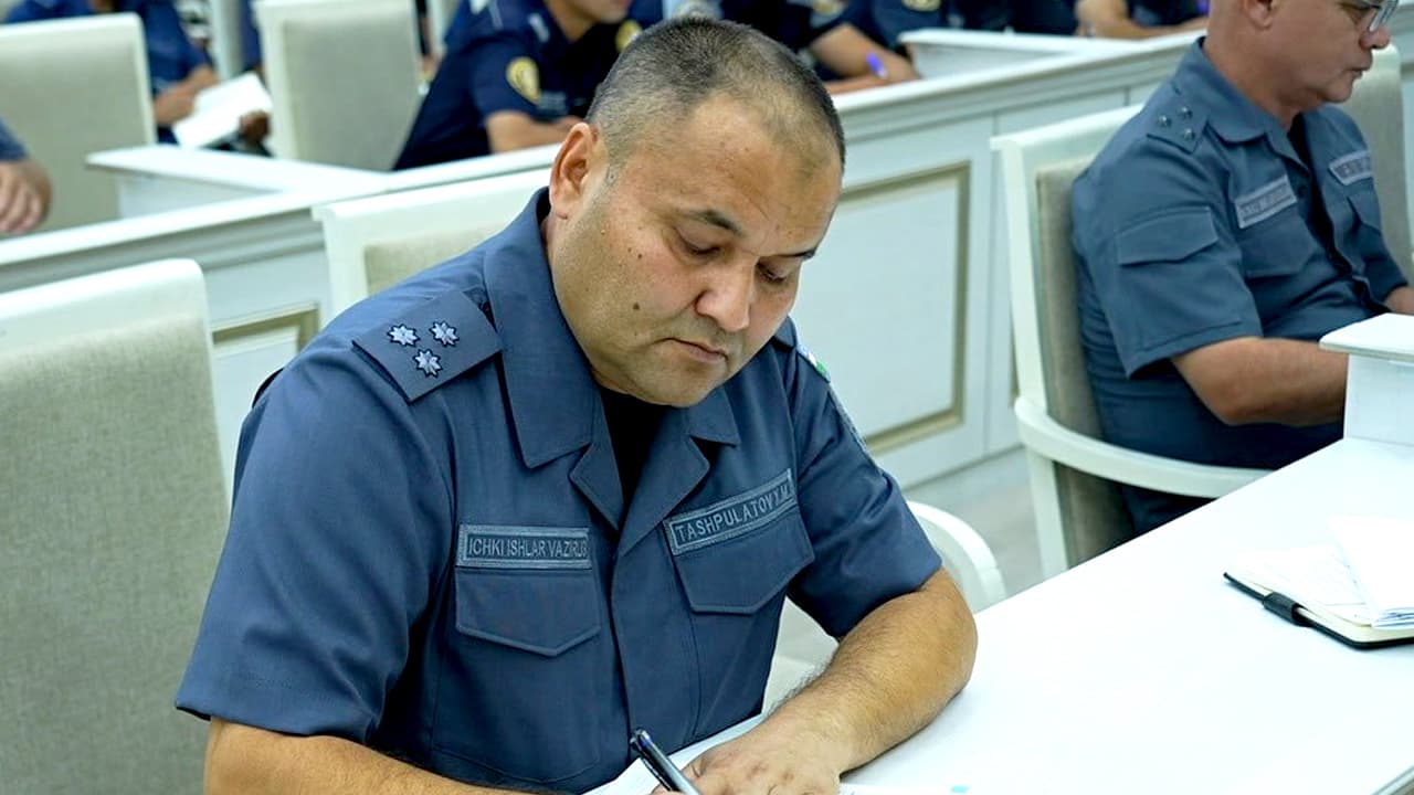 Fargʻona viloyati IIB rahbariyati ishtirokida jamoat xavfsizligini taʼminlashning yangi tizimi mazmun-mohiyati muhokama qilindi