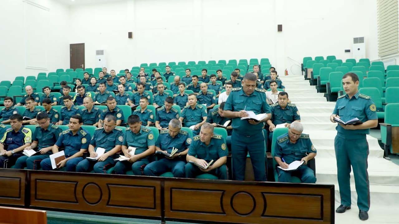 Қорақалпоғистон Республикаси Беруний туманида криминоген вазиятни барқарорлаштириш ва жиноятчиликнинг олдини олиш чоралари муҳокама қилинди