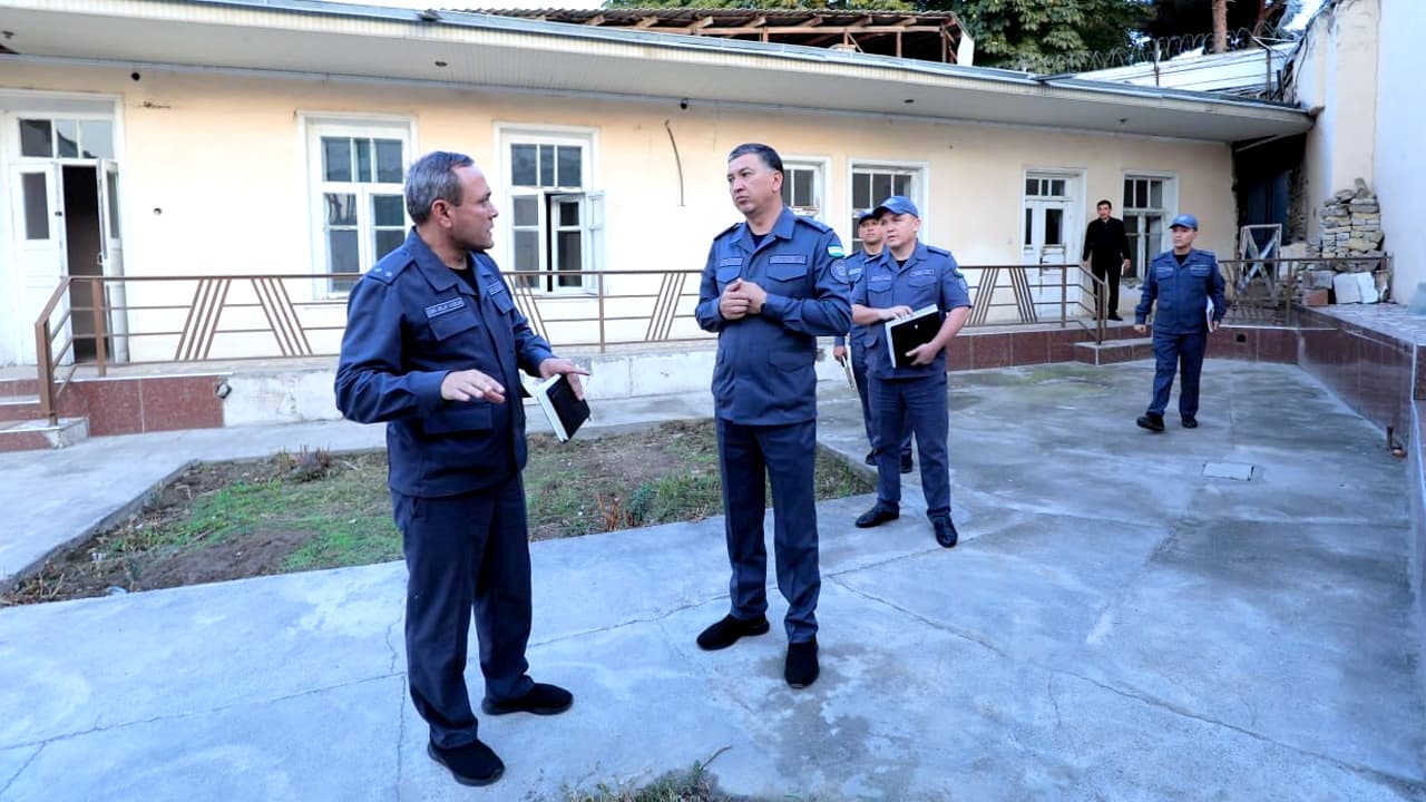 Andijon viloyati IIB rahbariyati tomonidan Qoʻriqlash xizmati faoliyati oʻrganilib, xavfsizlikni taʼminlash va xizmat samaradorligini oshirish vazifalari belgilab berildi