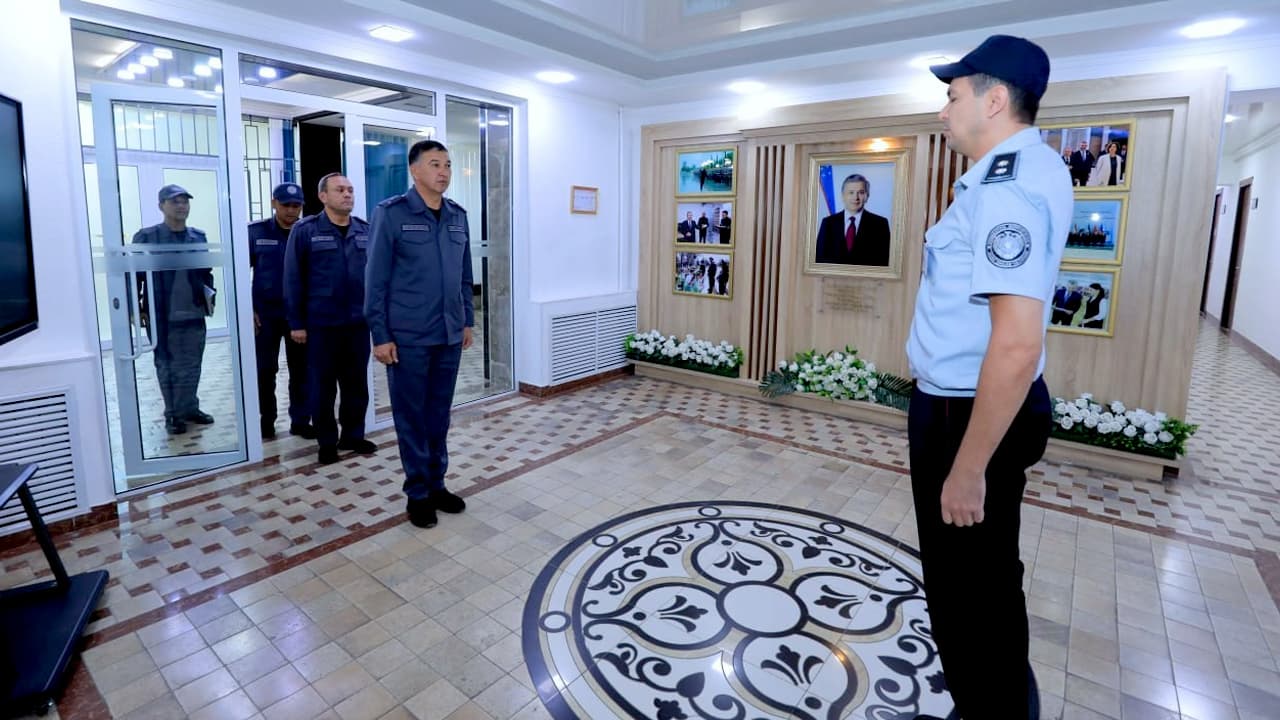 Andijon viloyati IIB rahbariyati tomonidan Qoʻriqlash xizmati faoliyati oʻrganilib, xavfsizlikni taʼminlash va xizmat samaradorligini oshirish vazifalari belgilab berildi