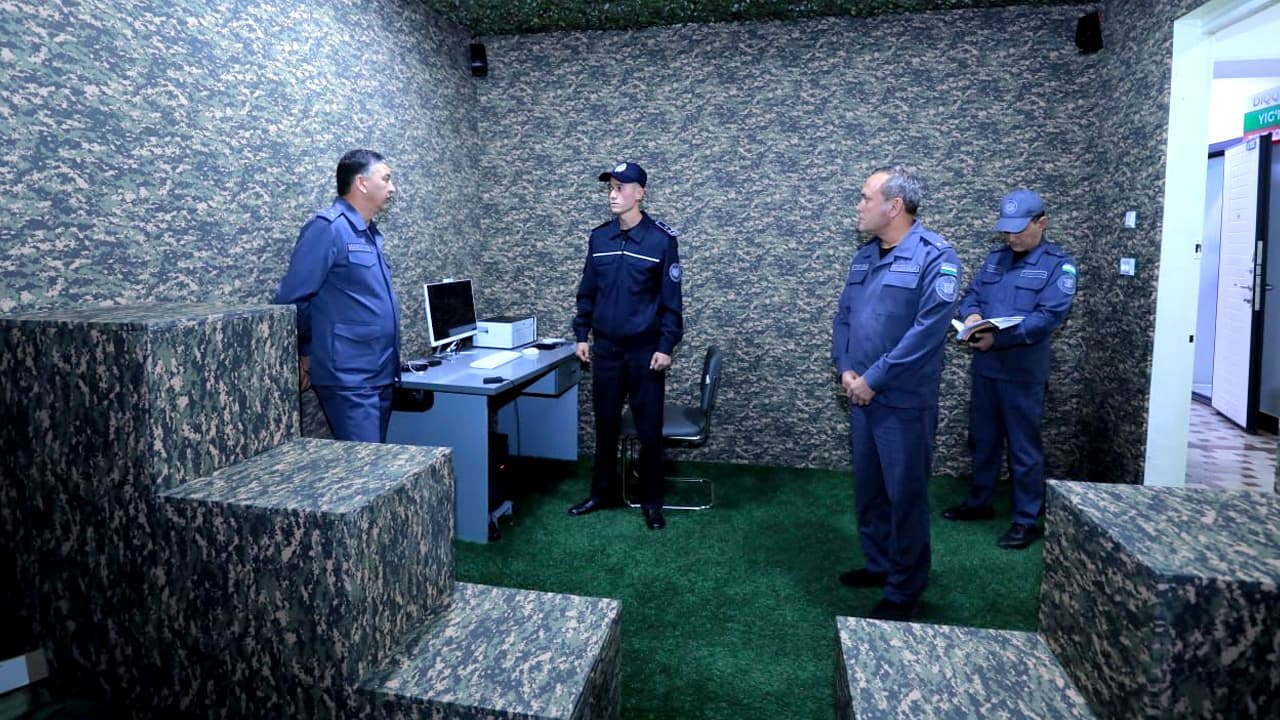 Andijon viloyati IIB rahbariyati tomonidan Qoʻriqlash xizmati faoliyati oʻrganilib, xavfsizlikni taʼminlash va xizmat samaradorligini oshirish vazifalari belgilab berildi