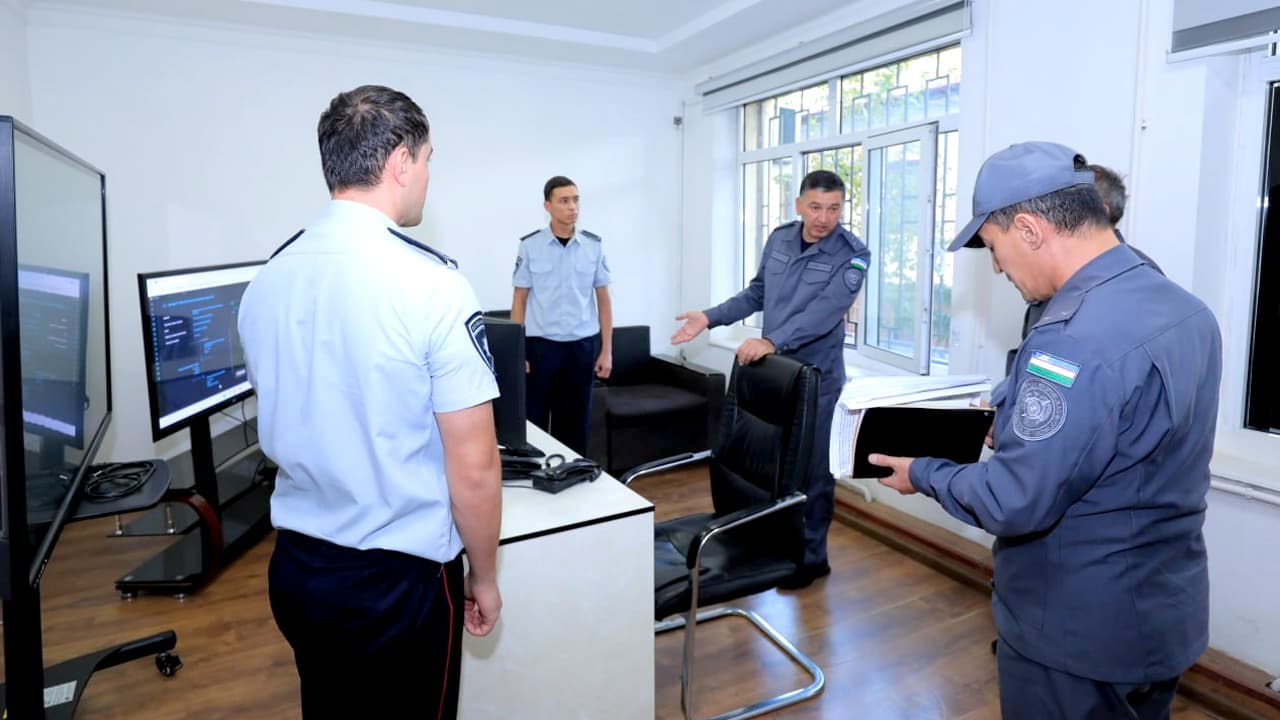 Andijon viloyati IIB rahbariyati tomonidan Qoʻriqlash xizmati faoliyati oʻrganilib, xavfsizlikni taʼminlash va xizmat samaradorligini oshirish vazifalari belgilab berildi