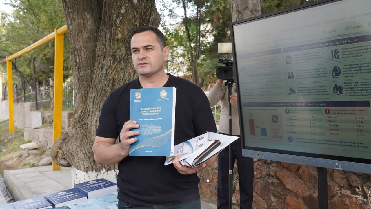 Toshkent viloyatidagi biriktirilgan mahallalarda olib borilgan ishlar natijalari taqdim etildi