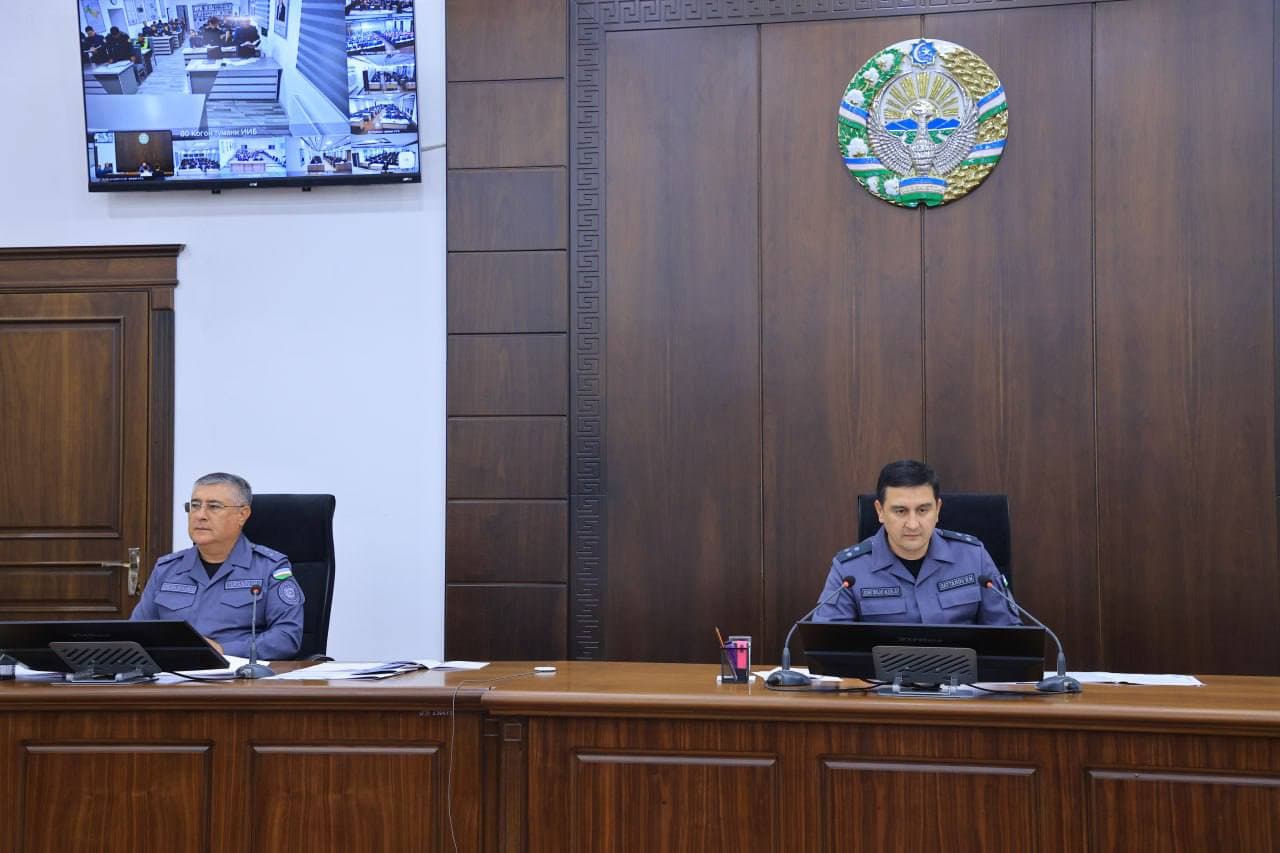 Ichki ishlar vazirligi rahbariyati tomonidan Buxoro viloyati ichki ishlar organlarining 9 oylik faoliyati hamda xizmat intizomi holati muhokama qilindi