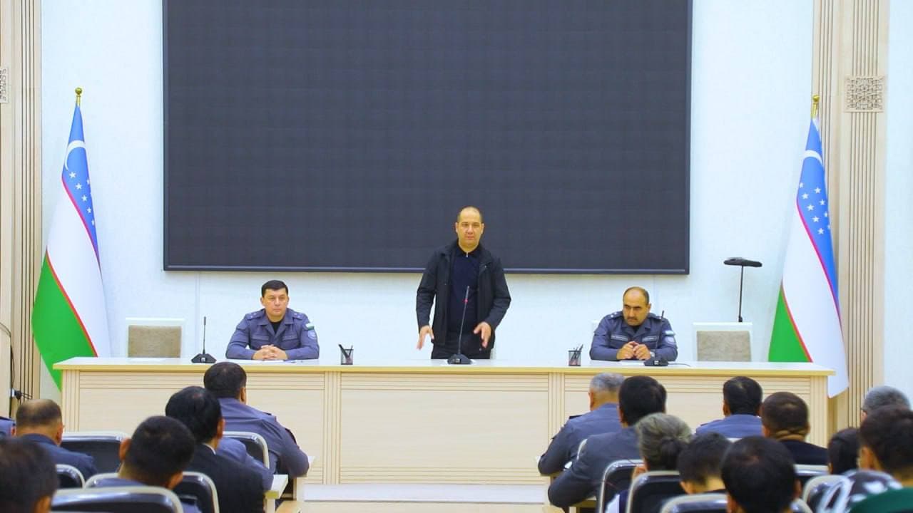 Руководством Службы безопасности дорожного движения ДОБ МВД проведены изучения в Хорезмской области