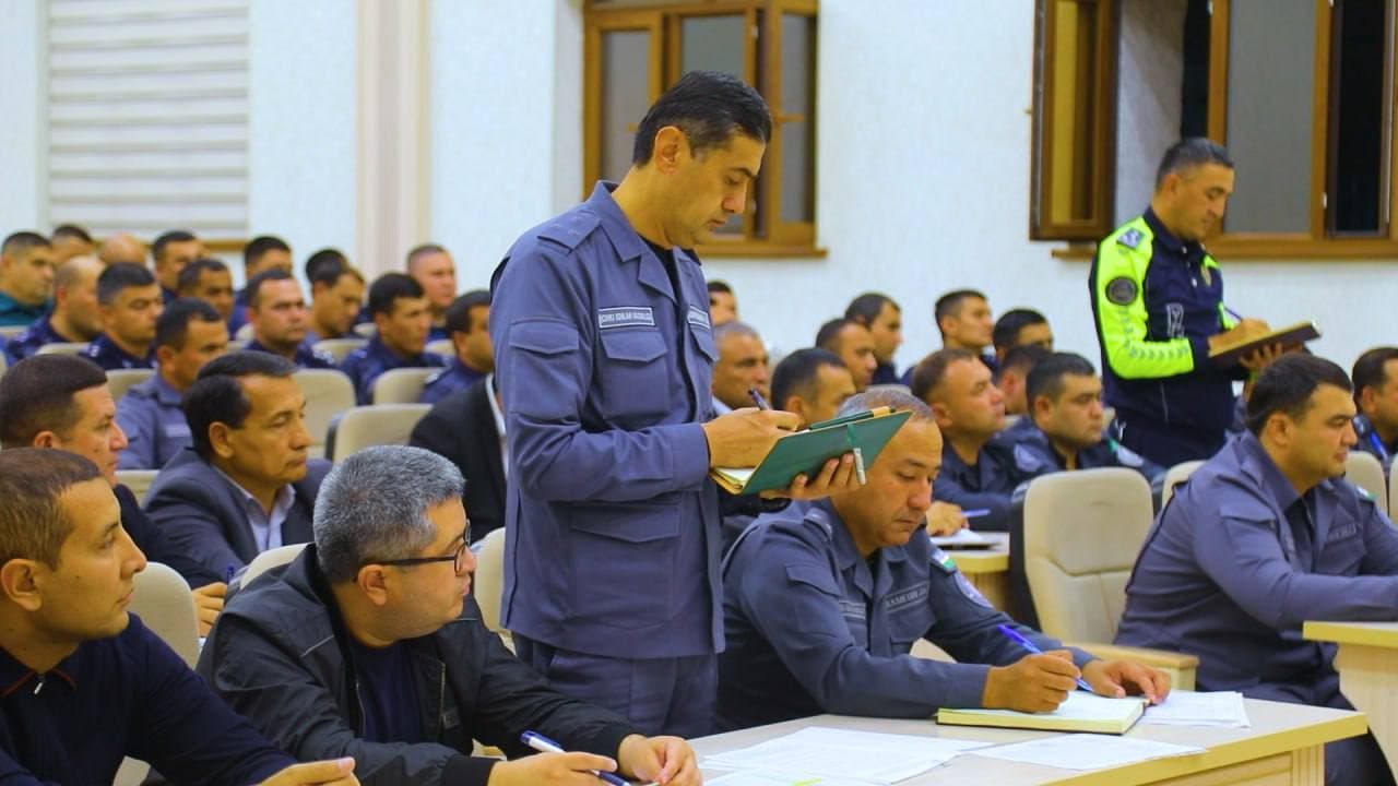 Руководством Службы безопасности дорожного движения ДОБ МВД проведены изучения в Хорезмской области