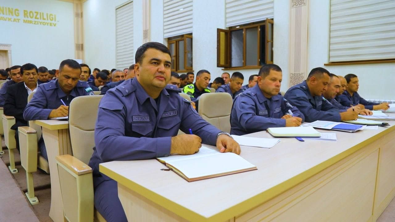 Руководством Службы безопасности дорожного движения ДОБ МВД проведены изучения в Хорезмской области