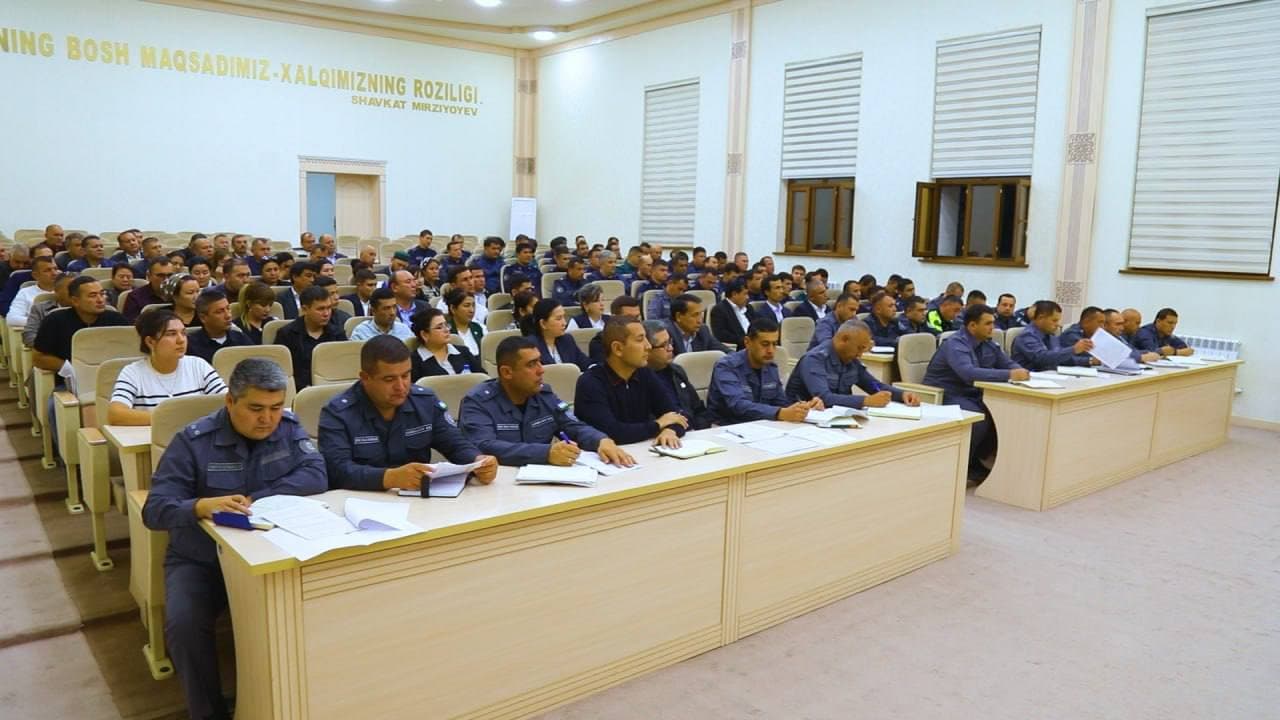 Руководством Службы безопасности дорожного движения ДОБ МВД проведены изучения в Хорезмской области