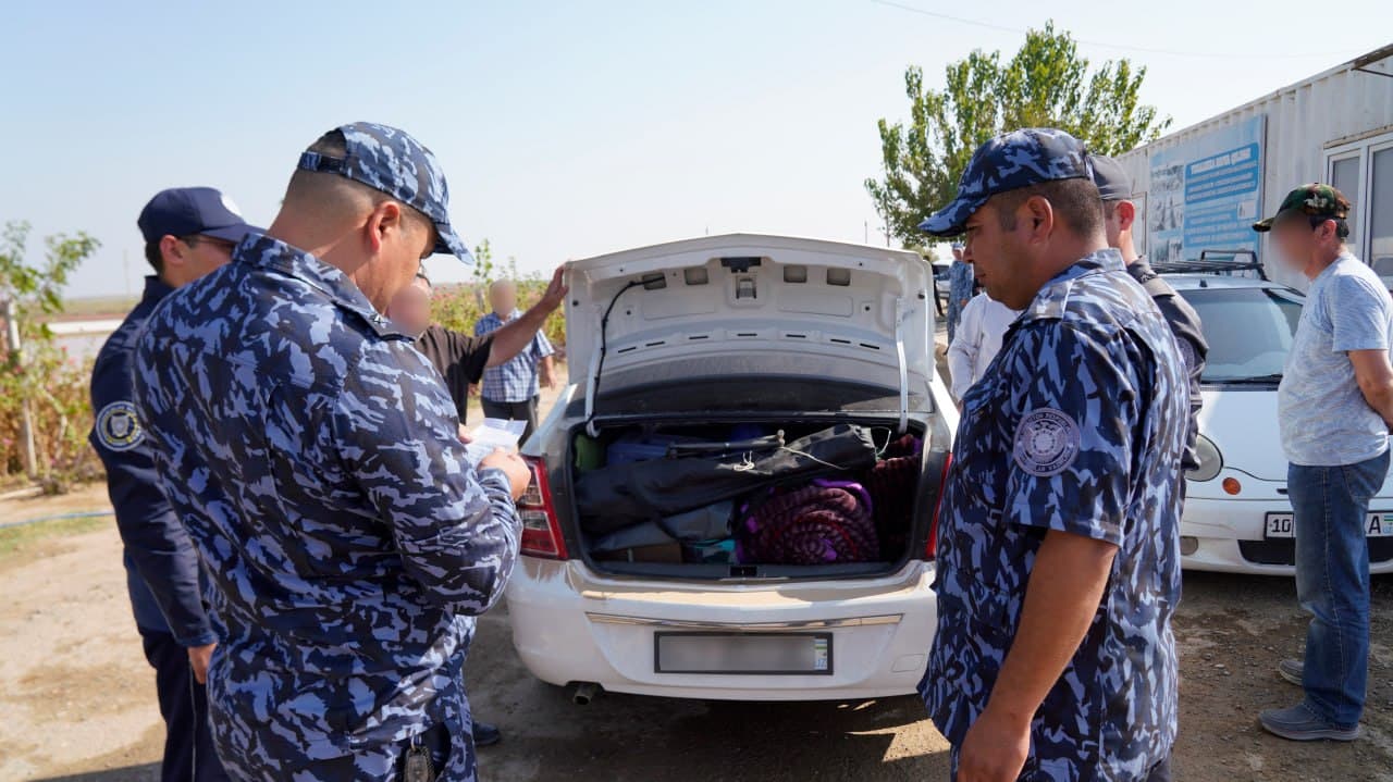 Jizzax viloyatining “Aydar-Arnasoy” koʻllar tizimida noqonuniy ov va baliq ovlash holatlarining oldini olish maqsadida hamkorlikda reyd tadbirlari oʻtkazildi