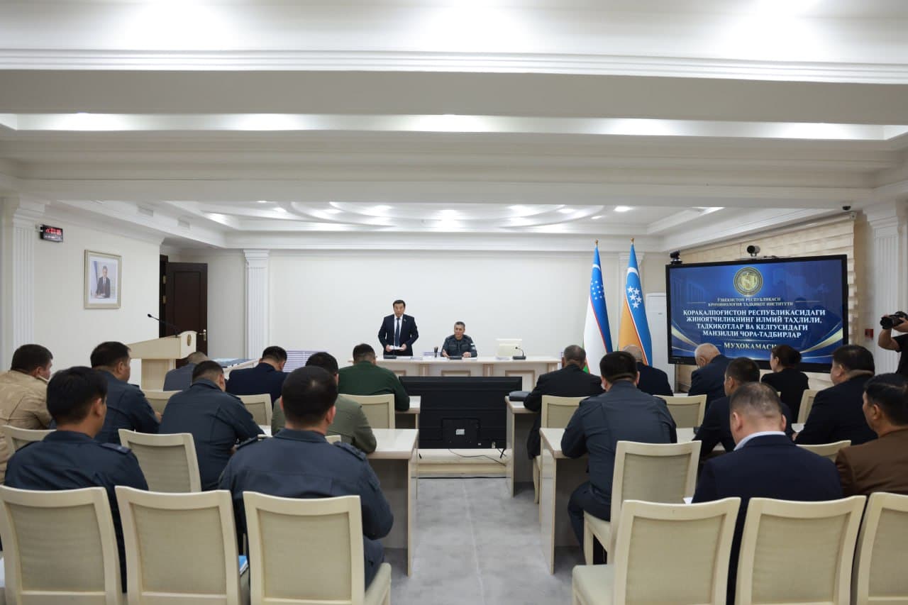 Қорақалпоғистон Республикаси Жўқорғи Кенгесида “Қорақалпоғистондаги жиноятчиликнинг илмий таҳлили, тадқиқот натижалари ва келгусидаги устувор вазифалар” мавзусида муҳокама йиғилиши бўлиб ўтди