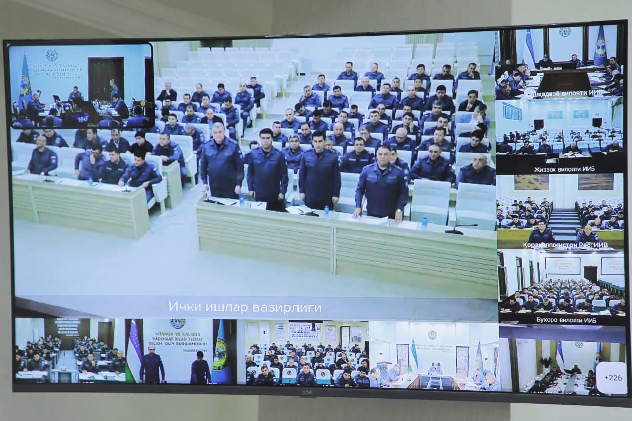 Hududlarda xavfsizlik va barqarorlikni taʼminlash hamda kiberjinoyatlarga qarshi kurashish borasidagi ustuvor vazifalar muhokama qilindi