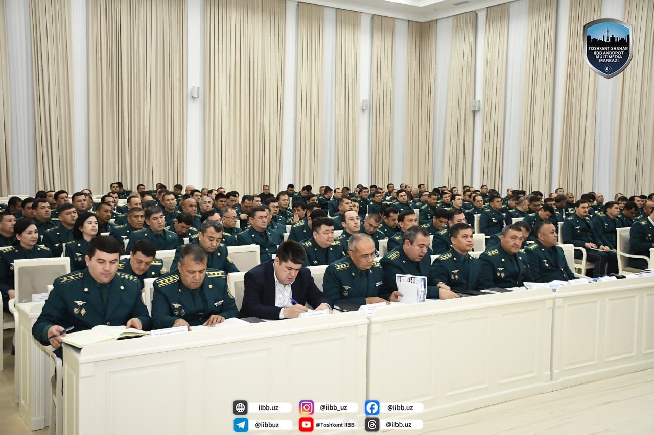 Toshkent shahar IIBBda 9 oylik faoliyat sarhisob qilinib, kelgusi vazifalar belgilab olindi