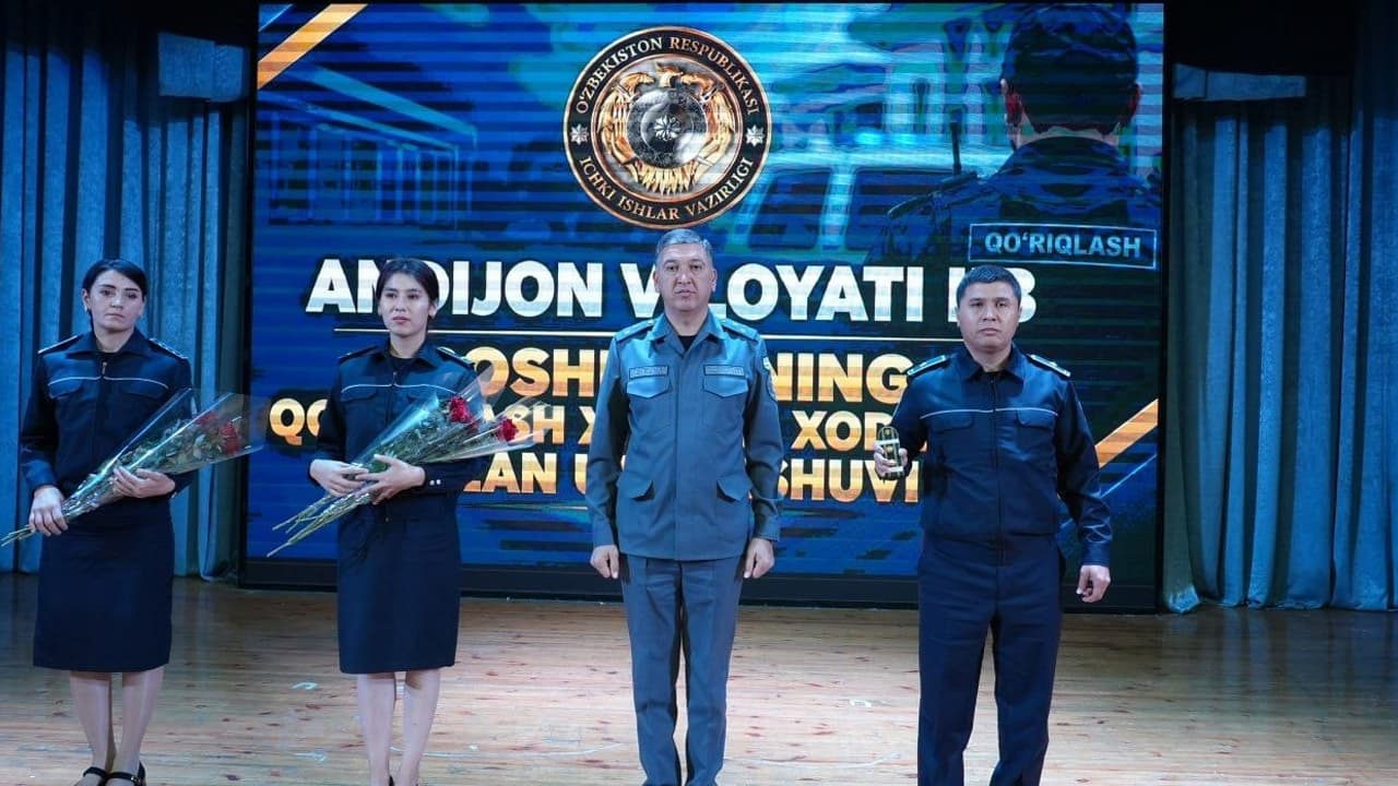 Andijon viloyatida Qoʻriqlash xizmati faoliyati samaradorligini oshirish masalalari muhokama qilindi
