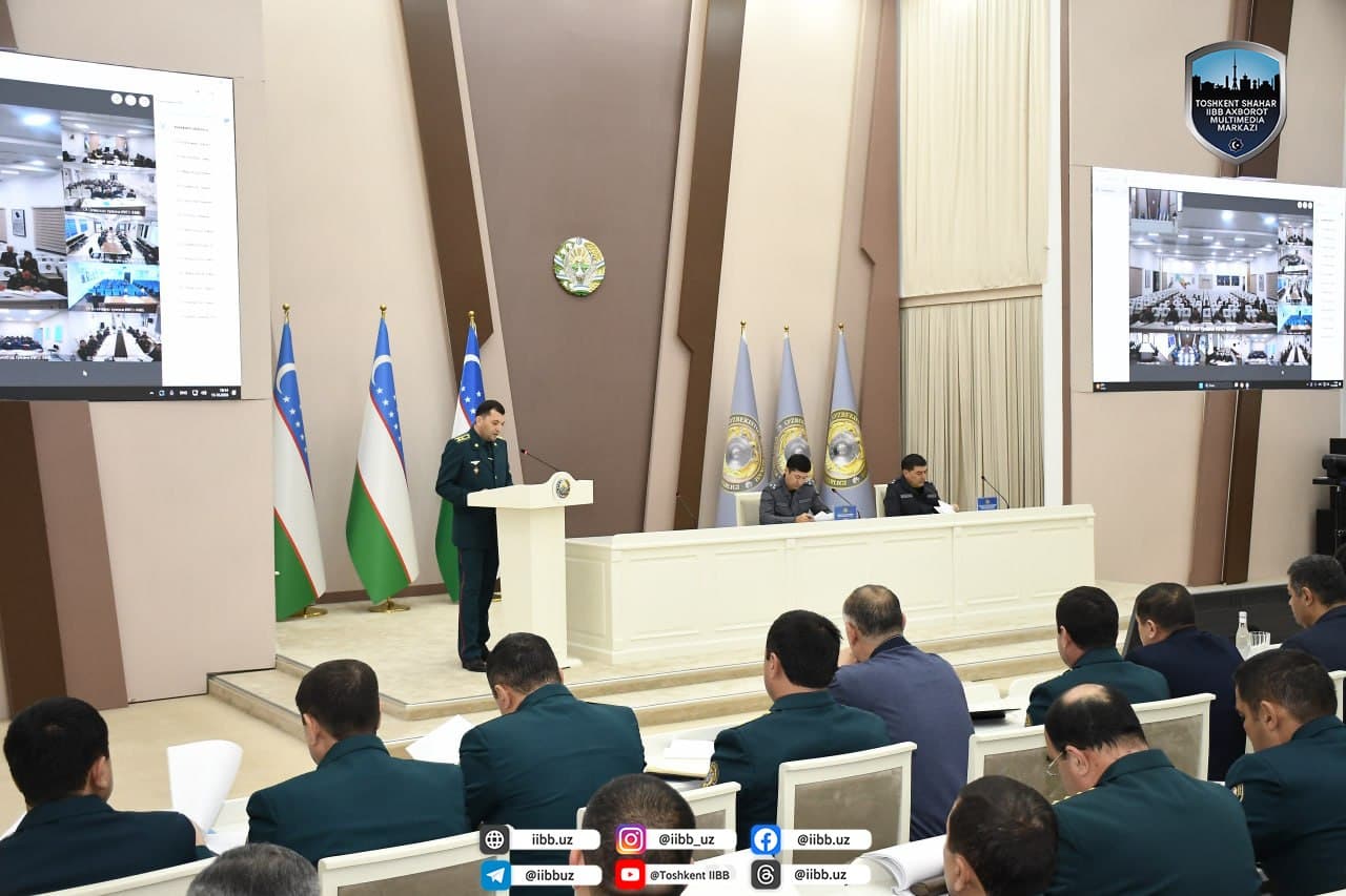 Toshkent shahar IIBBda 9 oylik faoliyat sarhisob qilinib, kelgusi vazifalar belgilab olindi