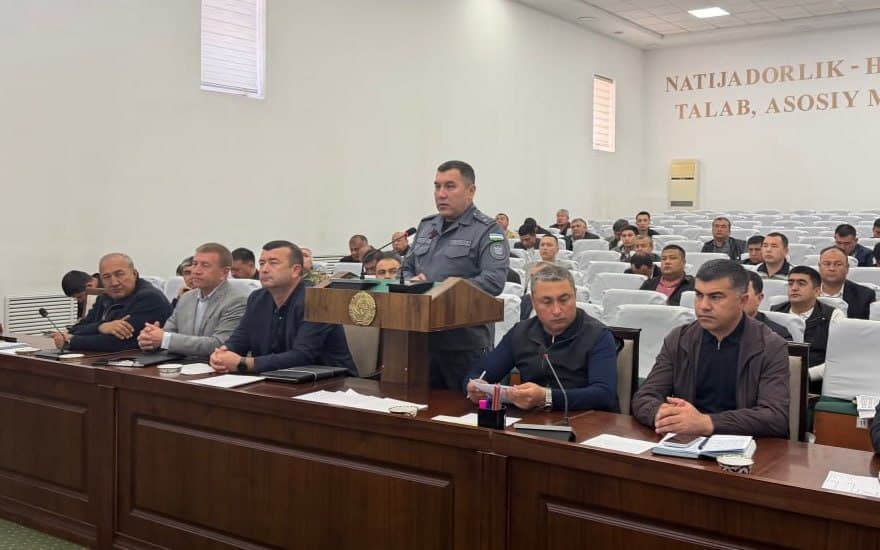 Навоийда жиноятчилик ва киберхавфларга қарши курашиш чоралари муҳокама қилинди