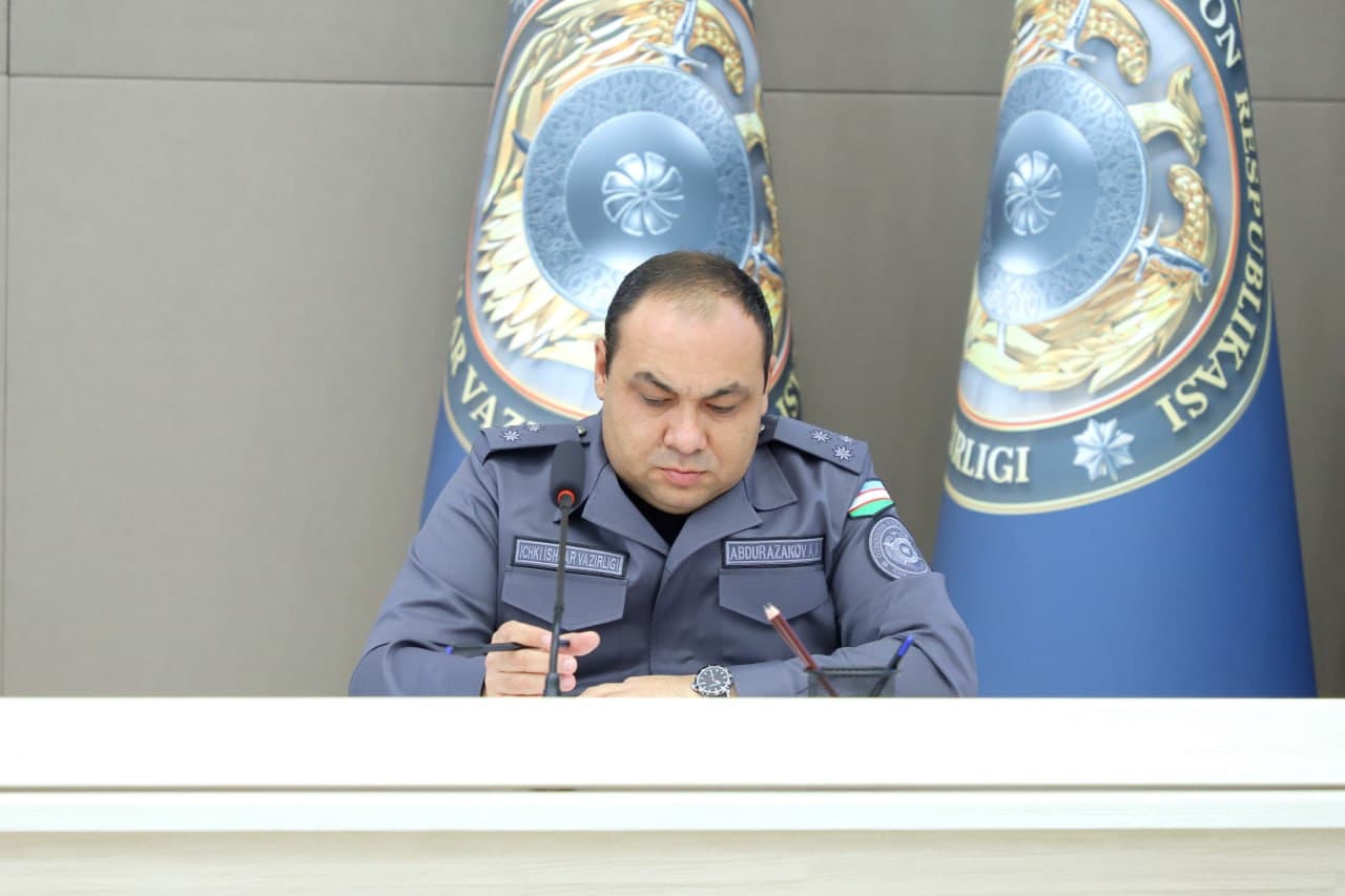 Toshkent viloyati IIBBda 9 oylik faoliyat sarhisob qilinib, kelgusi vazifalar belgilab olindi