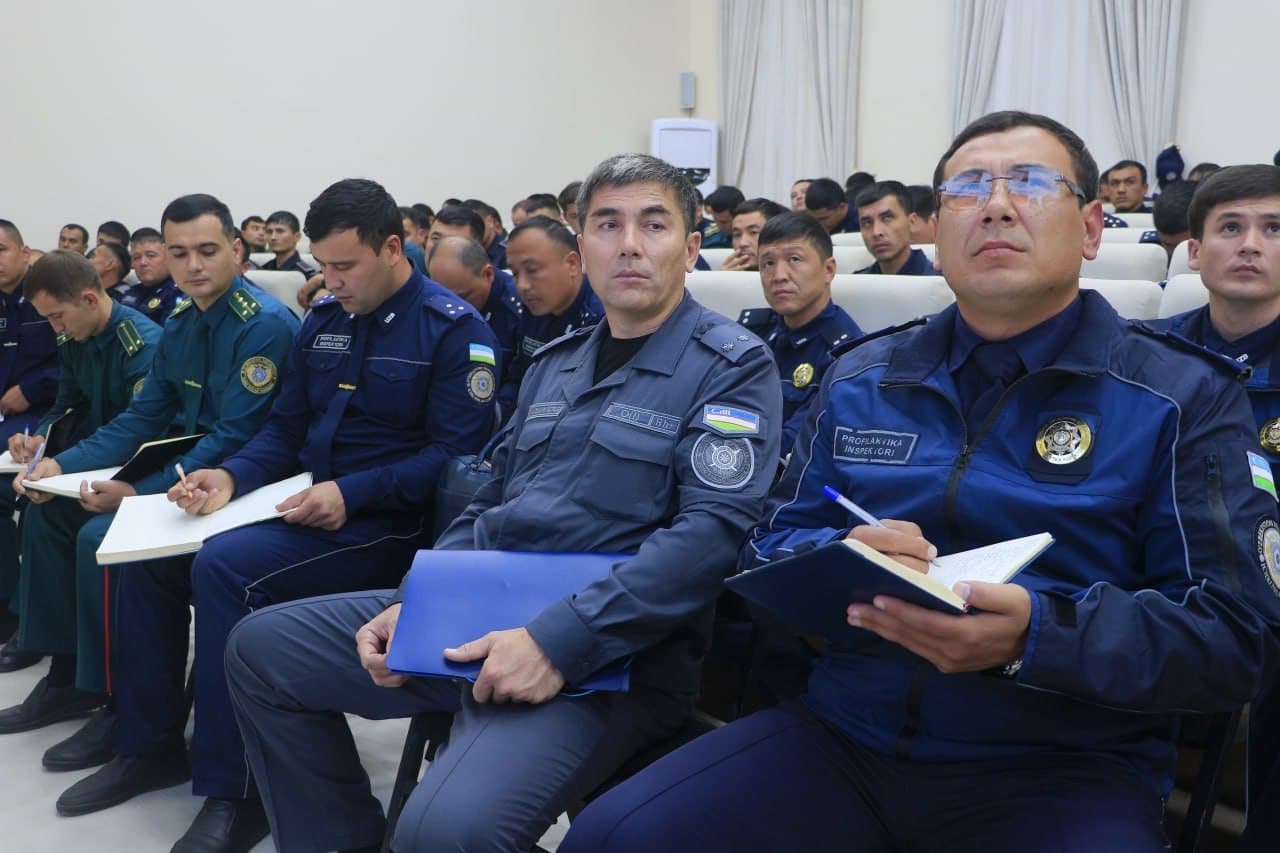 В Андижанской области организован мобильный курс повышения профессиональной квалификации для руководителей среднего звена органов внутренних дел и Национальной гвардии, а также для сотрудников системы обеспечения общественной безопасности