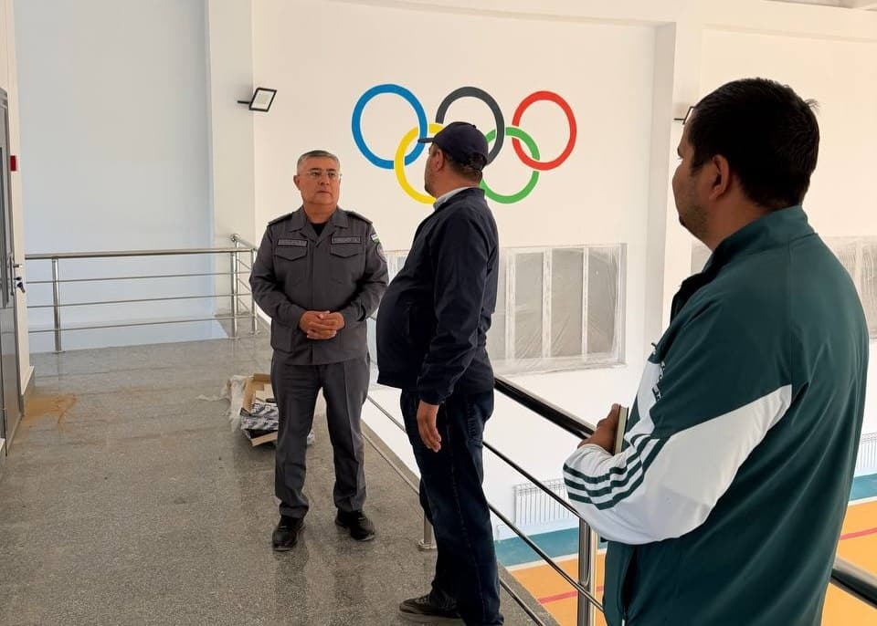 Buxoro viloyati IIB boshligʻi Gʻijduvon tuman IIBda olib borilayotgan qurilish va taʼmirlash ishlarini koʻzdan kechirdi