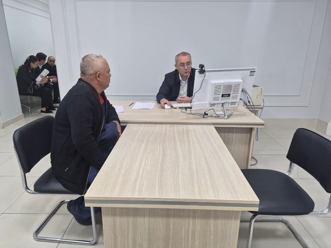 Руководством Следственного департамента при Министерстве внутренних дел проведен очередной прием