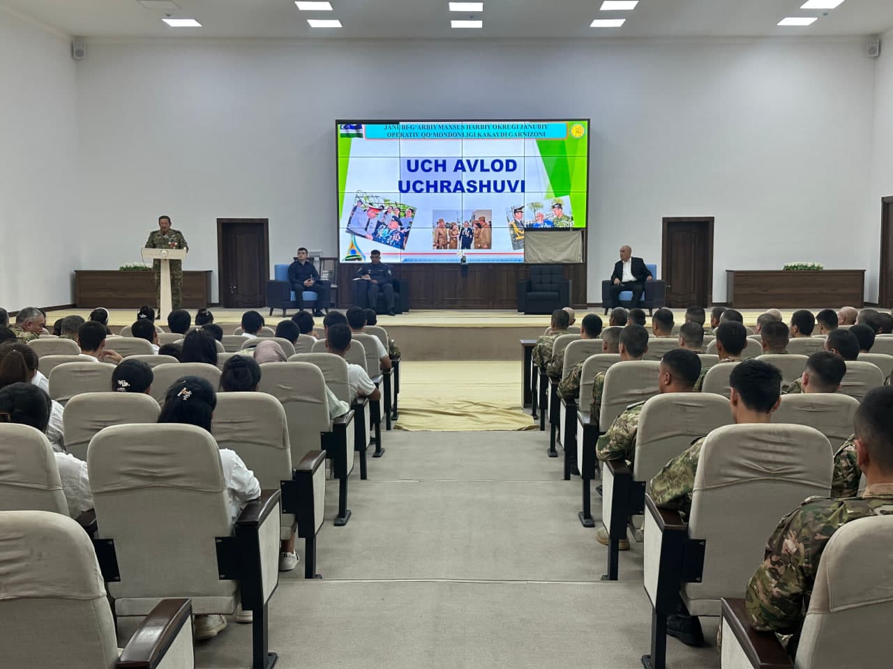 “Open doors day” and “Meeting of three generations” were held through the military units of Surkhandarya