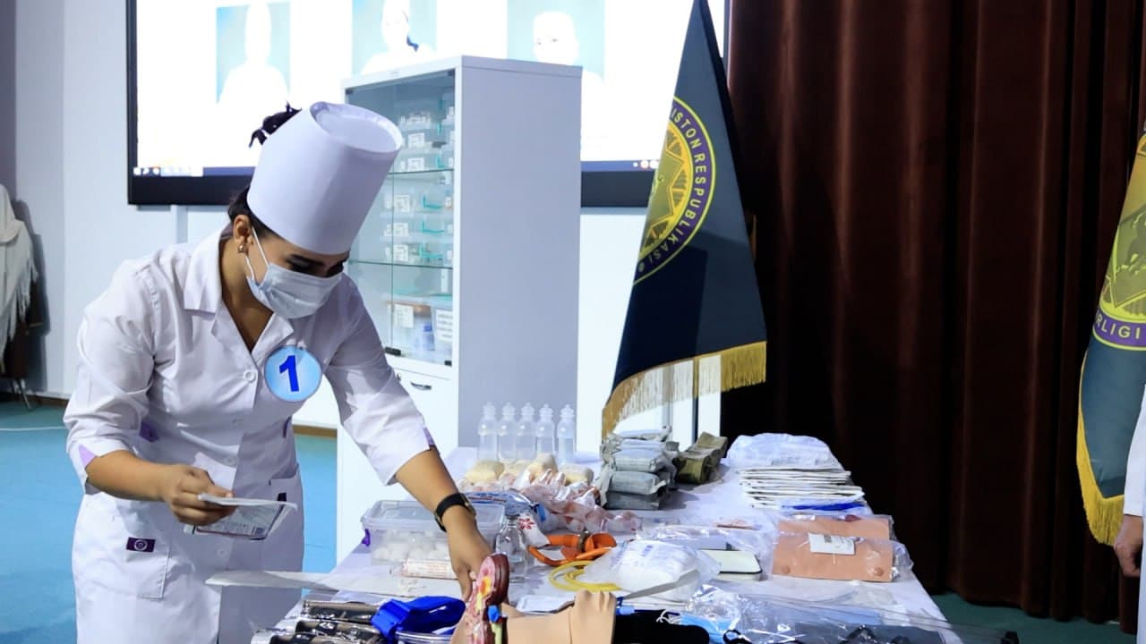 “Eng ilg‘or hamshira” ko‘rik-tanlovining Mudofaa vazirligi bosqichi bo‘lib o‘tdi