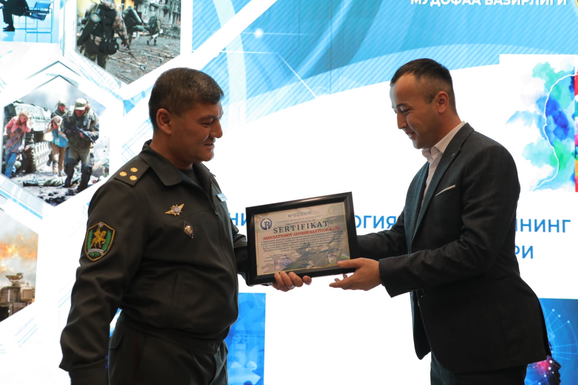 Очередная группа военных психологов завершила учебный курс подготовки по клинической психологии