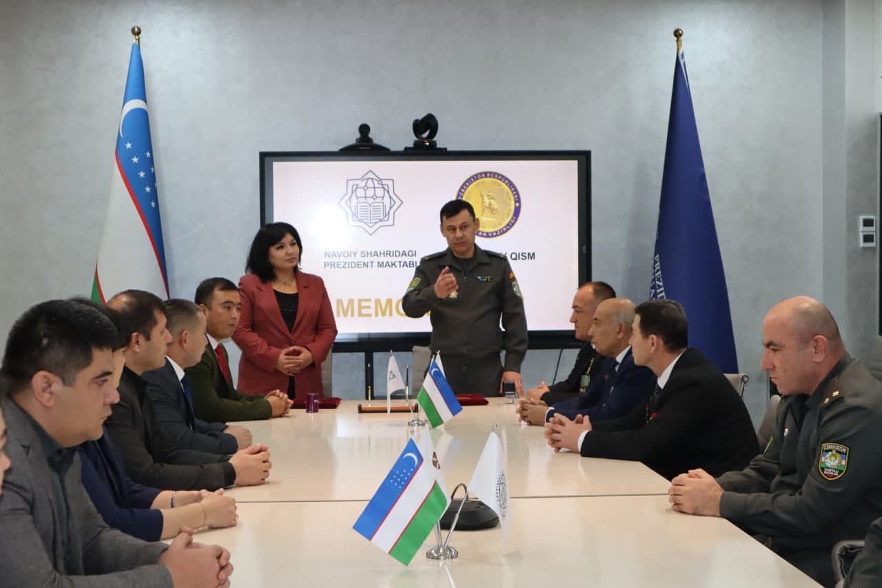 Navoiydagi Prezident maktabida vatanparvarlik sinfi foydalanishga topshirildi