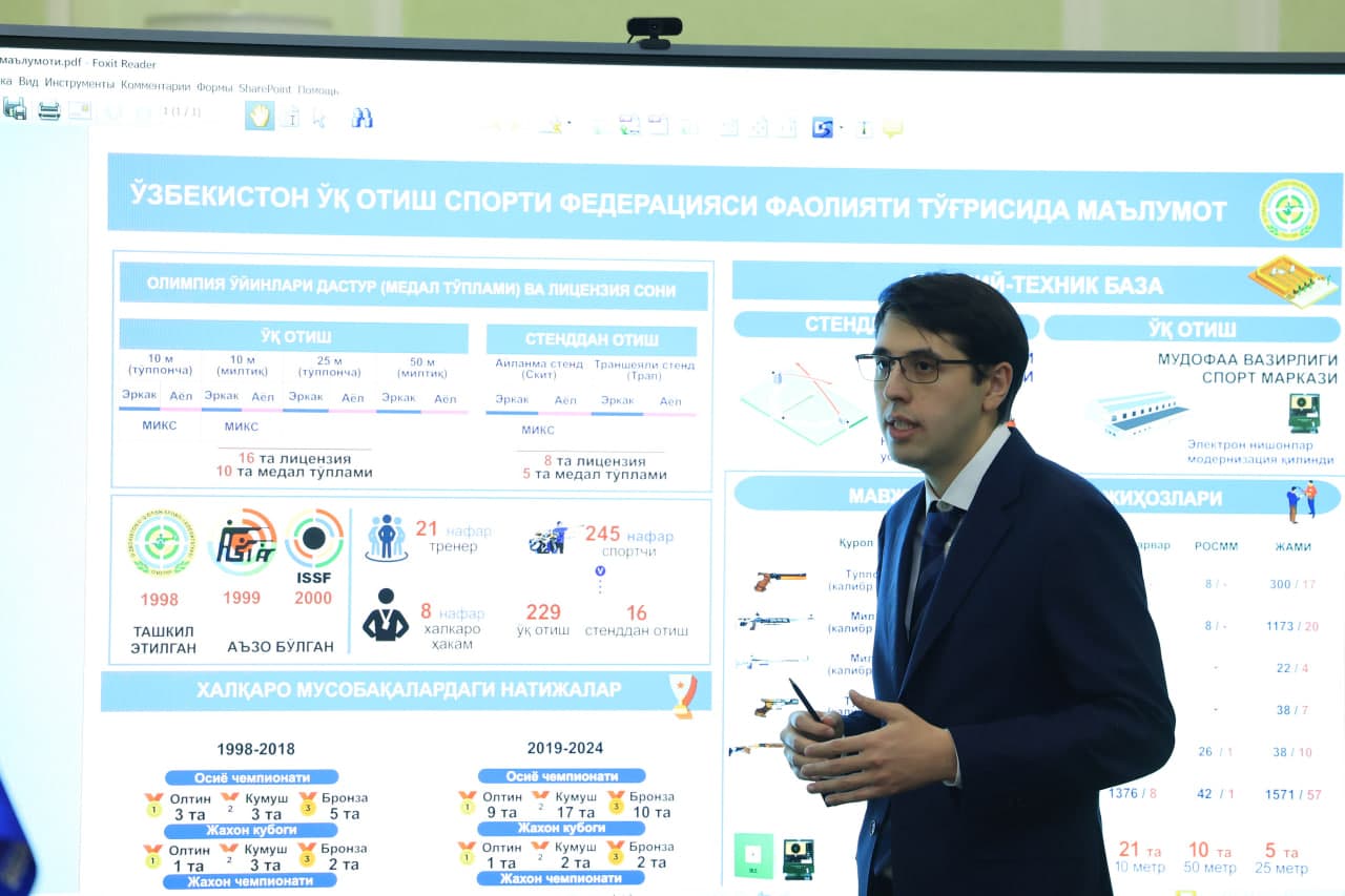 Mudofaa vaziri Oʻq otish sporti federatsiyasiga rais etib saylandi