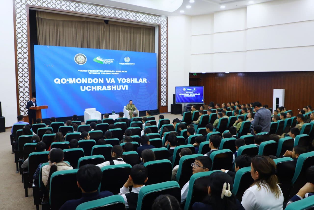 Urganchda “Qo‘mondon va yoshlar uchrashuvi” bo‘lib o‘tdi