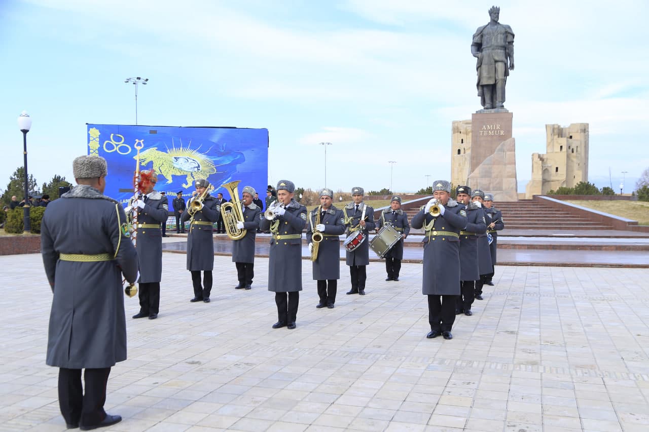 “Amir Temur jangovar bayrog‘i” Shahrisabzda