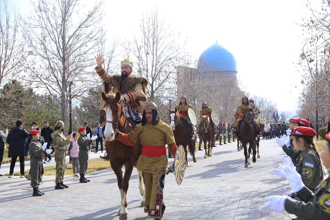 “Amir Temur jangovar bayrog‘i” Shahrisabzda