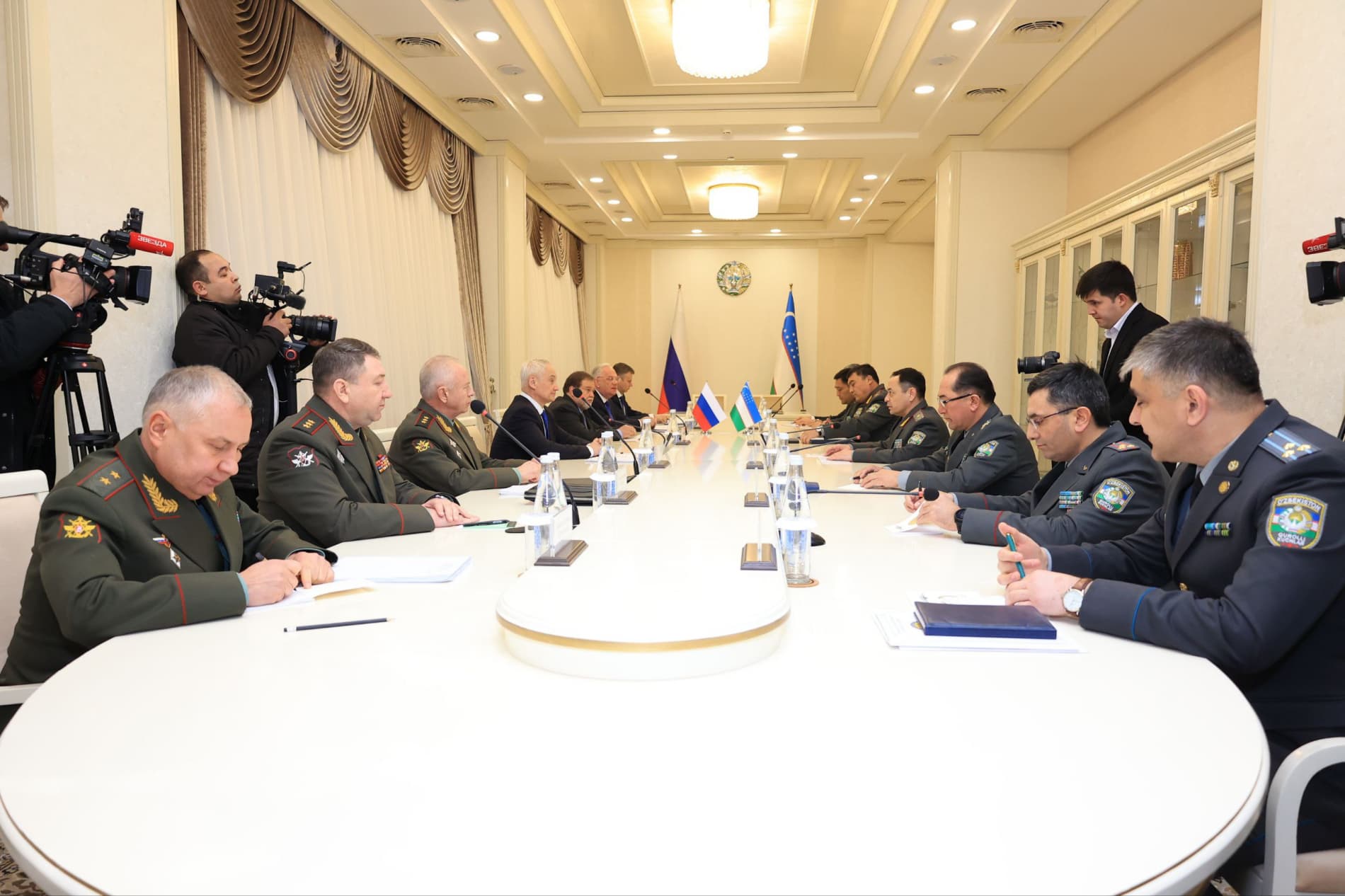 Военная делегация Российской Федерации прибыла с визитом в Узбекистан