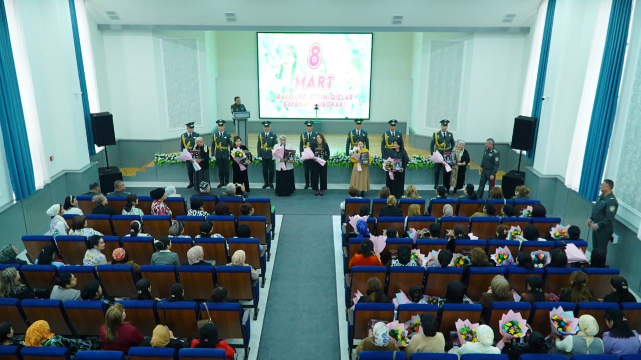 Harbiy okrug va muassasalarda bayram tantanalari o‘tkazildi