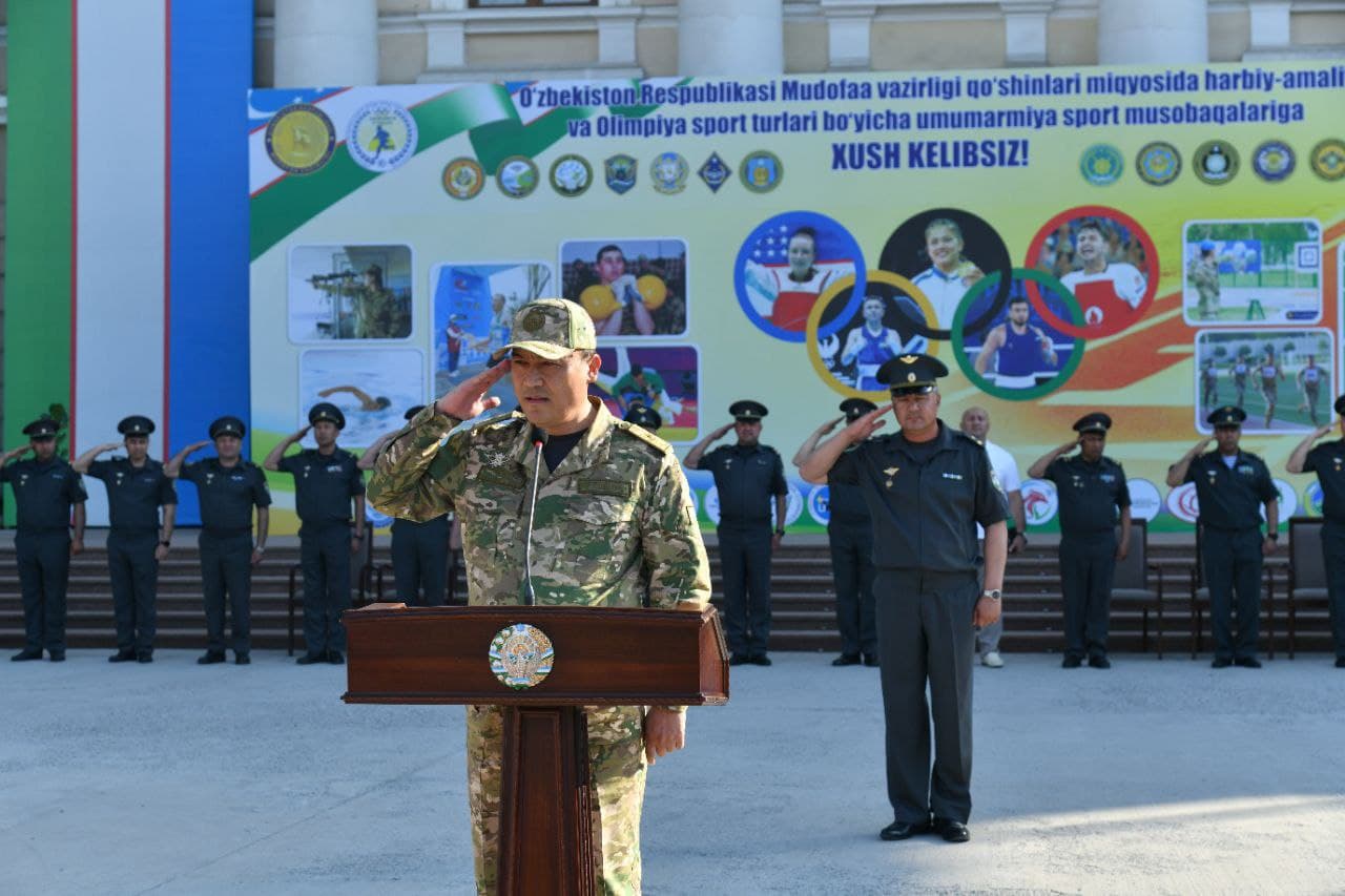 Mudofaa vazirligi qo‘shinlarida umumarmiya sport musboqalariga start berildi