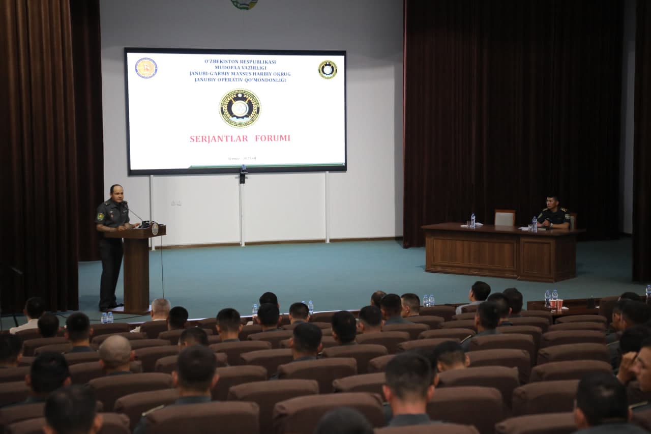 В Термезе состоялся «Форум сержантов»