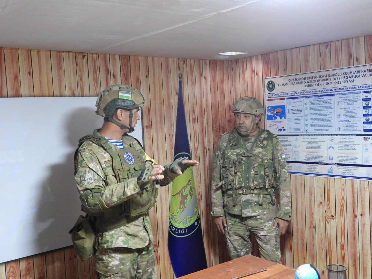 “Jangovar vaziyatlarda psixologik ta’minotni tashkillashtirish” mavzusida o‘quv-uslubiy yig‘in o‘tkazildi