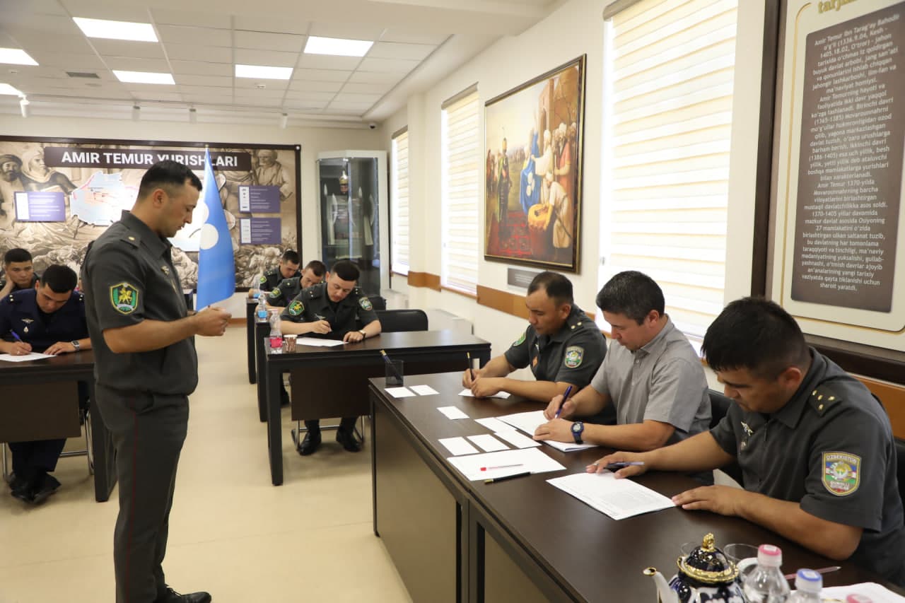 “Eng ilgʻor harbiy psixolog” koʻrik-tanlovining yakuniy bosqichi bo‘lib o‘tdi