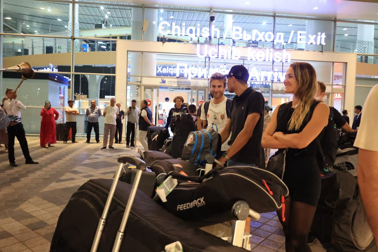 Triatlon boʻyicha harbiylar oʻrtasidagi "25 Jahon chempionati" ishtirokchilari tantanali kutib olinmoqda