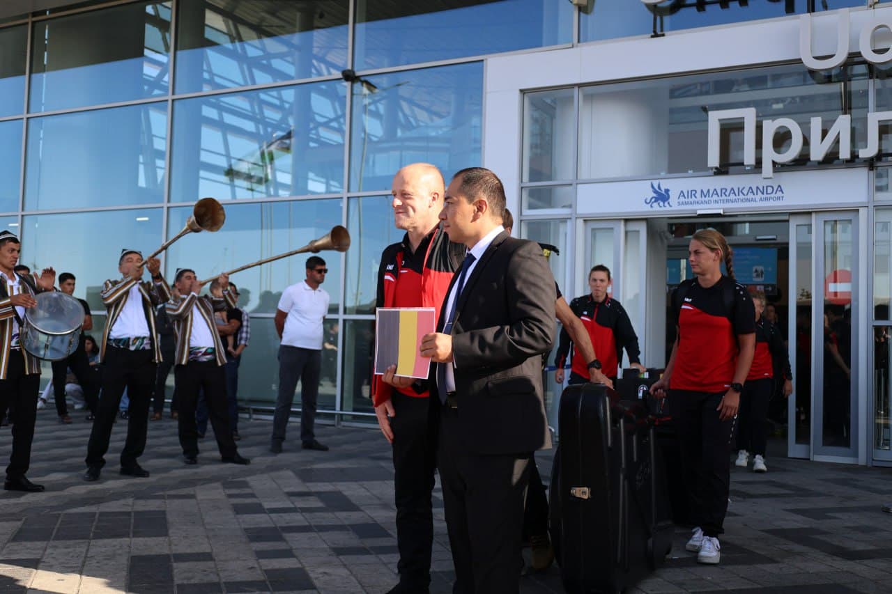 Triatlon boʻyicha harbiylar oʻrtasidagi "25 Jahon chempionati" ishtirokchilari tantanali kutib olinmoqda