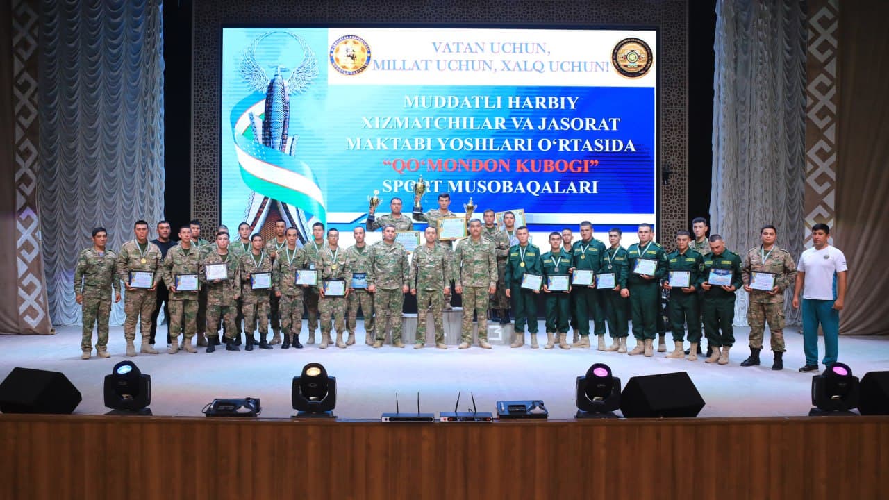 "Jasorat maktabi" o'quv yig'ini ishtirokchilari va askarlar o'rtasida qo‘mondon kubogi uchun sport musobaqalari o‘tkazildi