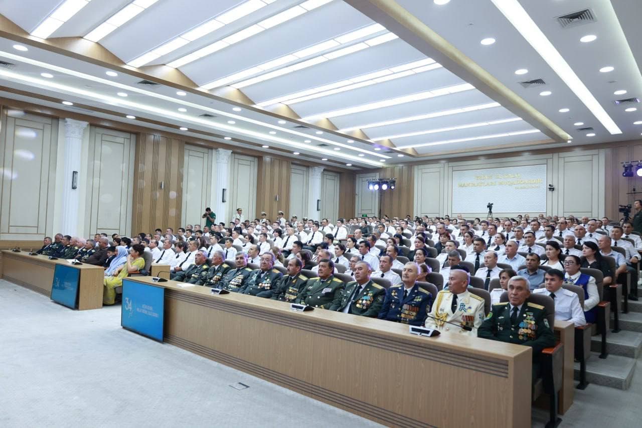 A ceremonial event held at the Ministry of defense
