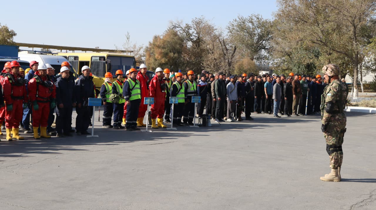 Navoiy viloyatida maxsus-taktik o‘quv mashg‘uloti o‘tkazildi